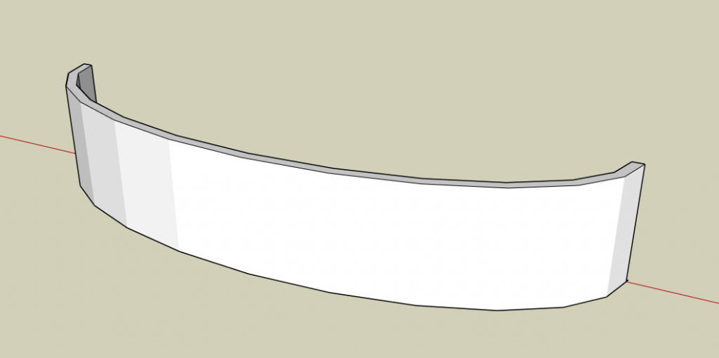 SketchUp Curved Sign