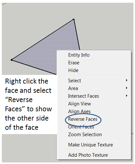 SketchUp Faces Tutorial Reverse Faces