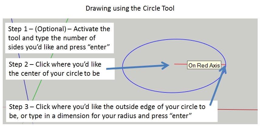 SketchUp Circle Tool Tutorial