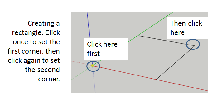 SketchUp Rectangle Tool Tutorial