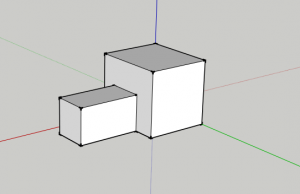 SketchUp Non Grouped Objects Touching