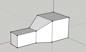 SketchUp non grouped objects merged faces