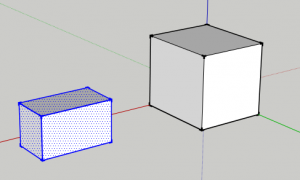 Selected Objects in SketchUp