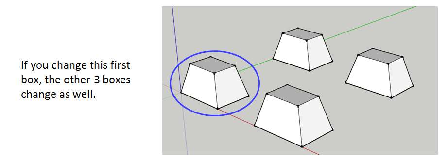 Multiple Component Change in SketchUp