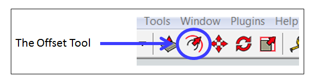 The SketchUp Push Pull Tool Location