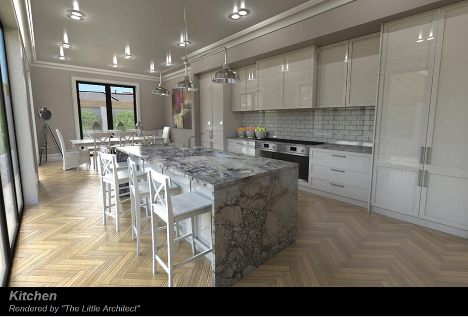 Shaderlight Kitchen Rendering