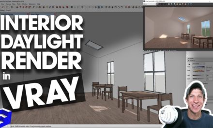 Exterior Lighting In Vray For Sketchup 3 6 With Hdri Dome