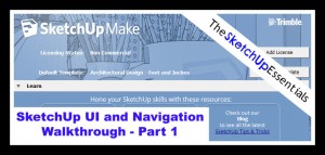 SketchUp UI and Navigation Tutorial Part 1 - Opening Options