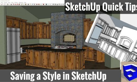 Saving Styles in SketchUp – SketchUp Quick Tips