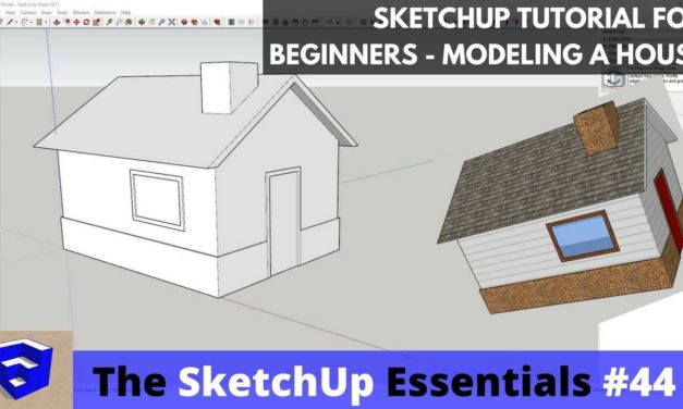 SketchUp Tutorial for Beginners – Modeling a House