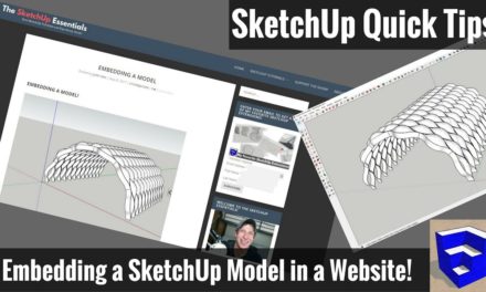 How to Embed SketchUp Models in a Web Page – SketchUp Quick Tips
