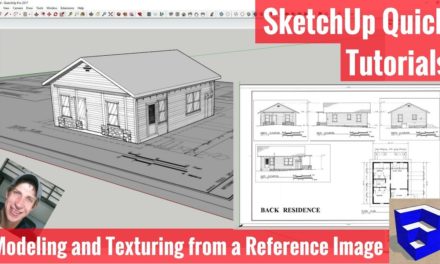 Modeling and Texturing from Reference Images in SketchUp