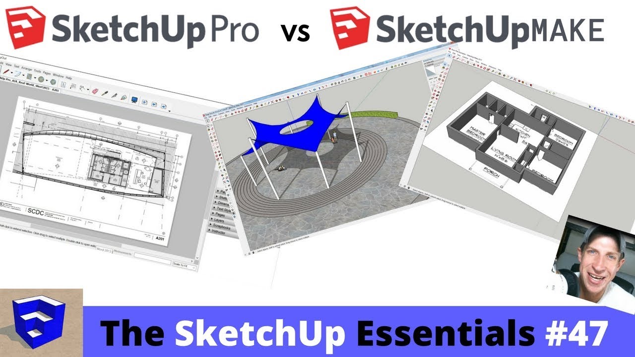 sketchup make free vs pro