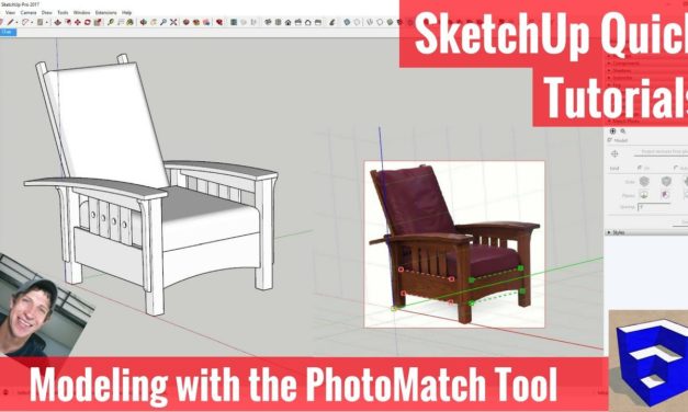 Modeling a Chair with Match Photo in SketchUp