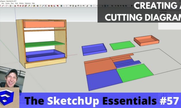 Creating a Cutting Layout in SketchUp for Woodworkers – The SketchUp Essentials