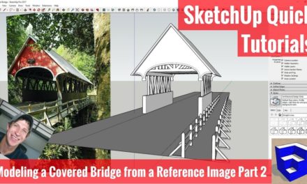 Modeling a Covered Bridge From a Reference Image – Part 2 – Structure and Fence