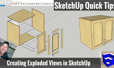 Creating an Exploded Model View in SketchUp – SketchUp Quick Tips