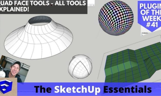 Quad Face Tools for SketchUp – Organic Modeling, UV Mapping, and More! – Plugin of the Week #41
