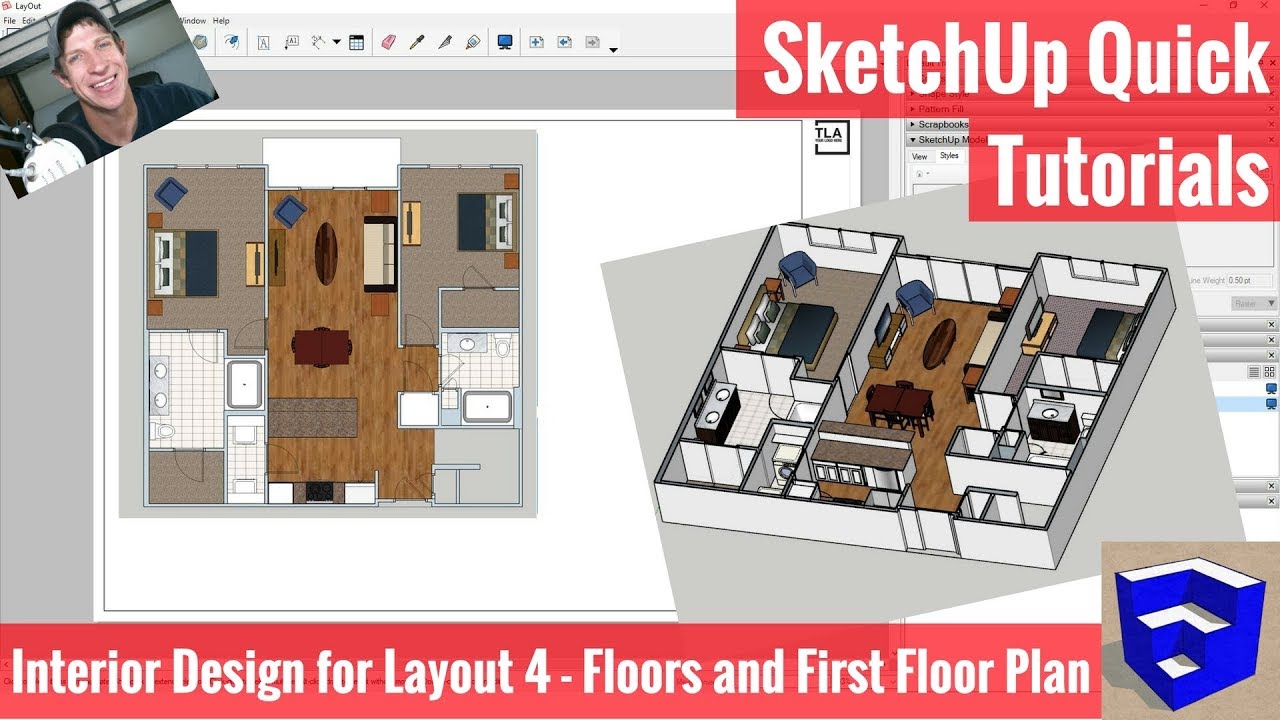 Creating Our First Floor Plan  in Layout SketchUp  