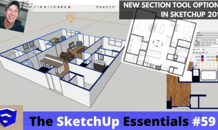 New Section Features in SketchUp 2018 – Section Fills, Lineweights, Labels, and More!