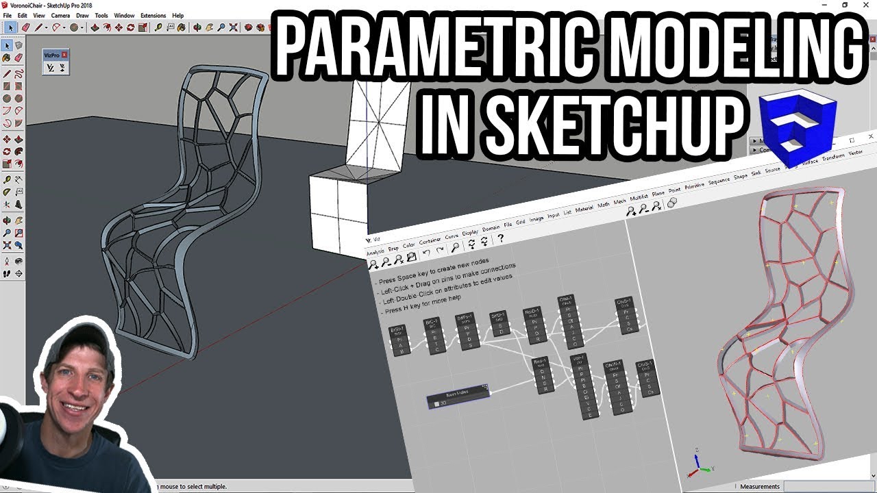 PARAMETRIC MODELING IN SKETCHUP with Viz Pro Extension of the Week