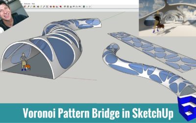 Modeling a Voronoi Bridge in SketchUp!