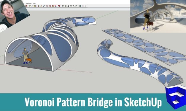 Modeling a Voronoi Bridge in SketchUp!
