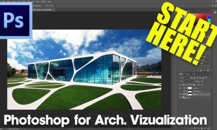 Photoshop LAYERS AND MASKS Tutorial for Beginners | Photoshop for Architecture Tutorial #1