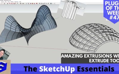 AMAZING Extrusions in SketchUp with Extrude Tools – ALL TOOLS EXPLAINED! – Extension of the Week #47
