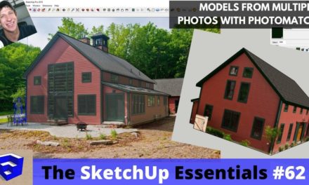 Creating Models from Multiple Photos in Photomatch in SketchUp