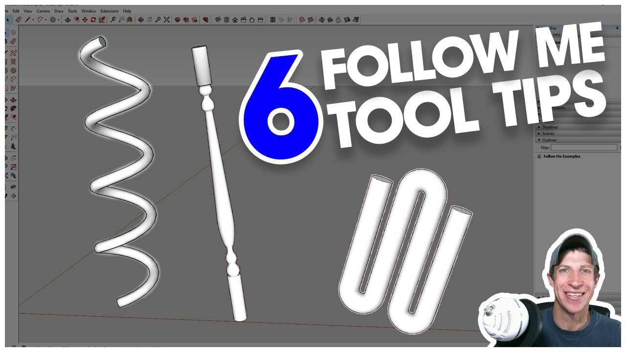 6 Great Follow Me Tool Tips For Sketchup The Sketchup Essentials 6 Great Follow Me Tool Tips For Sketchup The Sketchup Essentials
