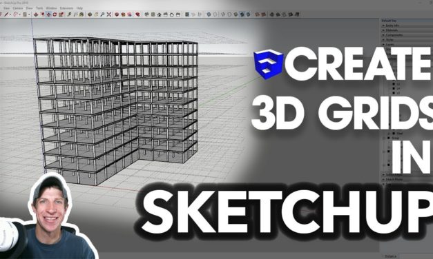 Create 3D GRIDS IN SKETCHUP with this Extension