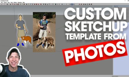 CREATING A CUSTOM SKETCHUP TEMPLATE from your Photos with Face Me Components