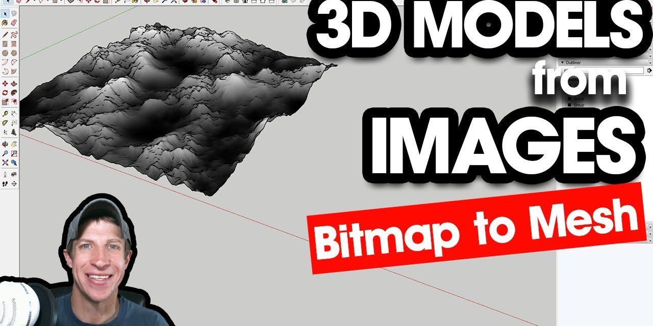 3D MODELS FROM IMAGES in SketchUp with Bitmap to Mesh