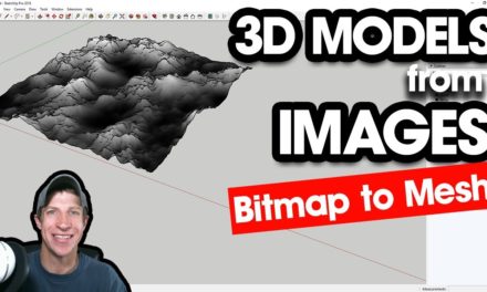 3D MODELS FROM IMAGES in SketchUp with Bitmap to Mesh