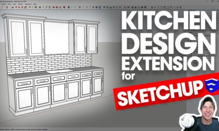 EASY KITCHEN DESIGN IN SKETCHUP with SketchThis Kitchen Design!