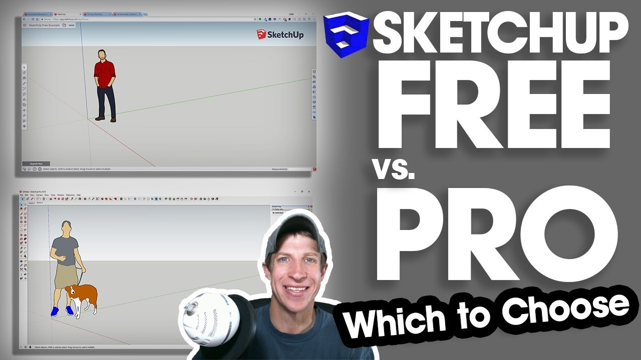 difference between free and pro sketchup