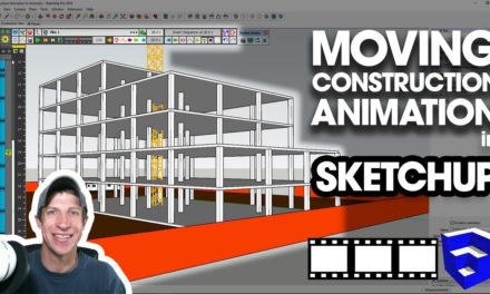 MOVING CONSTRUCTION ANIMATION with Animator for SketchUp