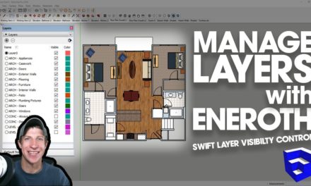 Eneroth Swift Layer Visibility Control for SketchUp – MANAGE LAYERS QUICKLY!