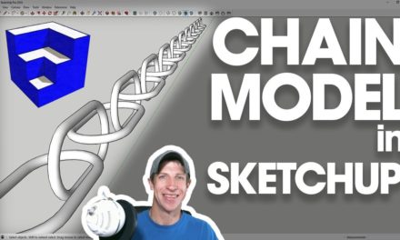 MODELING A CHAIN in SketchUp
