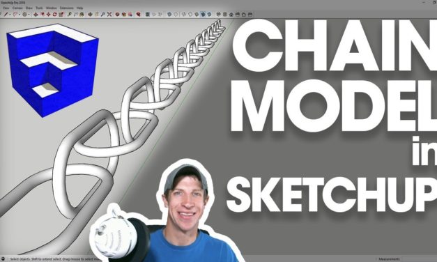 MODELING A CHAIN in SketchUp