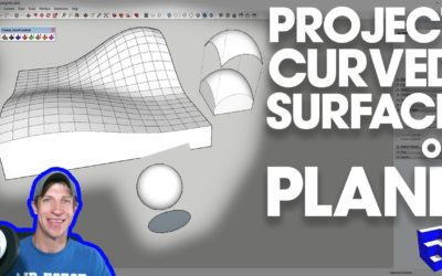 CURVED SURFACES ON PLANES AND CREATING SOLIDS with Joint Push Pull