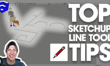 Top Line Tool Tips in SketchUp – BEGINNERS WATCH THIS VIDEO!