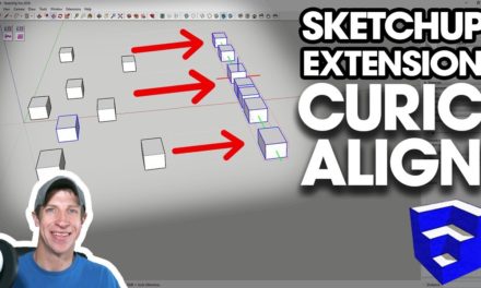 Quickly Align Objects in SketchUp with Curic Align – SKETCHUP EXTENSION TUTORIAL