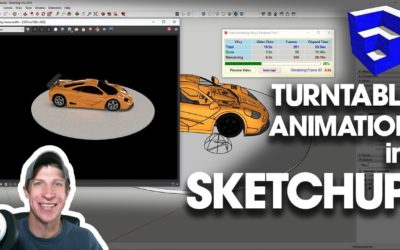 Creating a TURNTABLE ANIMATION in SketchUp with Animator!