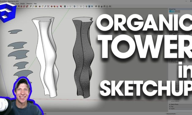 CREATING SLICED ORGANIC SHAPES in SketchUp with Curviloft and Slicer