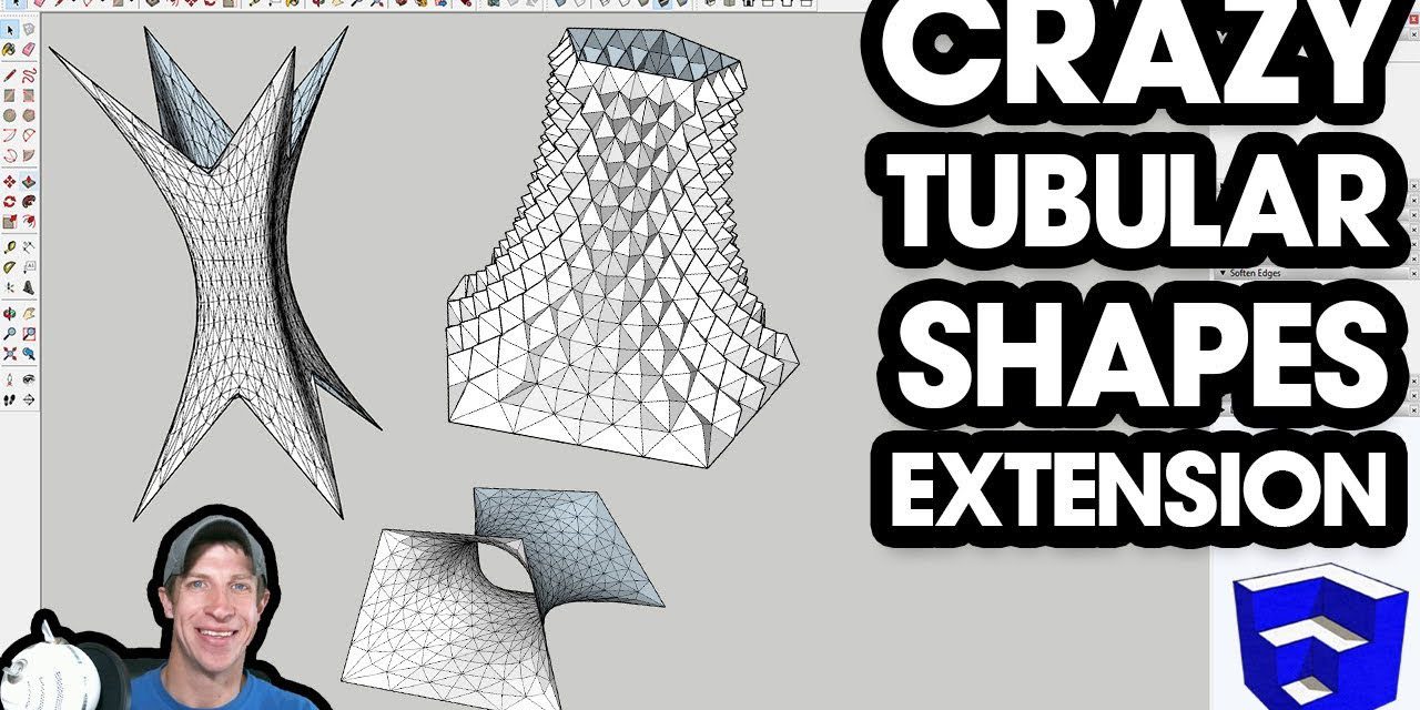 Crazy Organic Tubular Shapes in SketchUp!