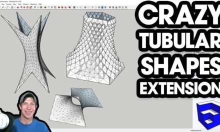 Crazy Organic Tubular Shapes in SketchUp!