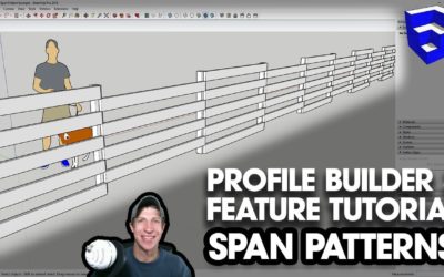 PROFILE BUILDER 3 TUTORIAL – Using Spans for Patterned Assemblies in SketchUp