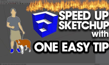 ONE EASY TIP to Speed Up Your SketchUp Models!